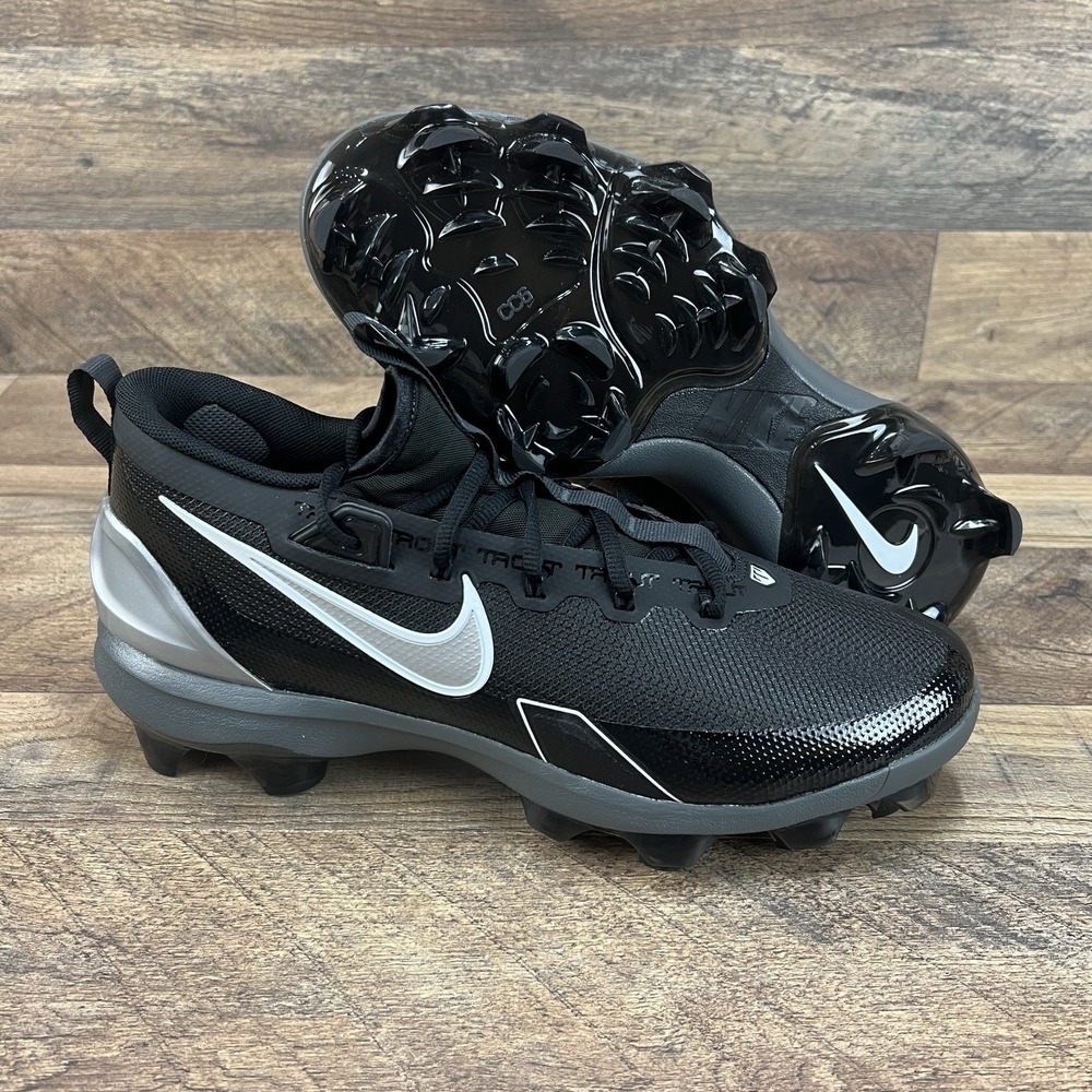 Nike Force Trout 9 Elite MCS Baseball Plastic Cleats Black  FZ0884-001 Mens 12